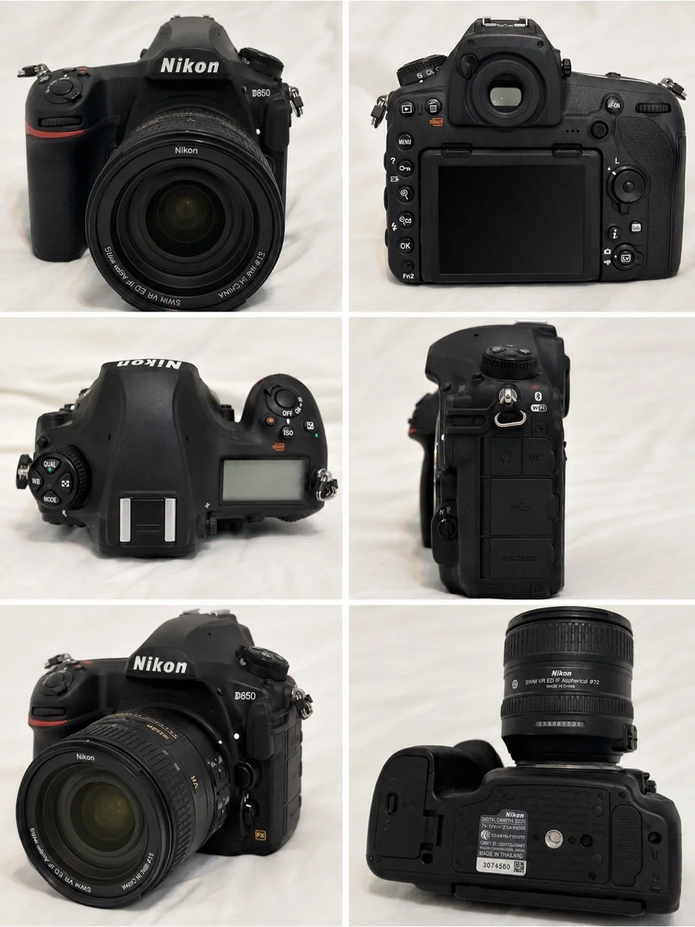 Nikon D850 full-frame DSLR with a Nikon AF-S NIKKOR 24–85mm f/3.5–4.5G ED VR len